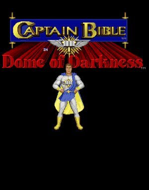 Captain Bible in Dome of Darkness DOS front cover