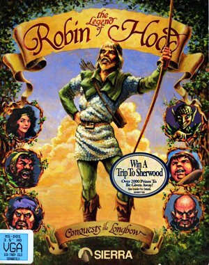 Conquests of the Longbow: The Legend of Robin Hood DOS front cover