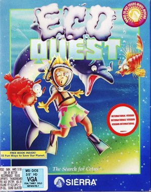 EcoQuest: The Search for Cetus DOS front cover
