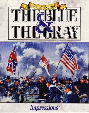 Edward Grabowski's The Blue & The Gray DOS front cover