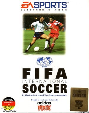 FIFA International Soccer DOS front cover