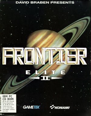 Frontier: Elite II DOS front cover
