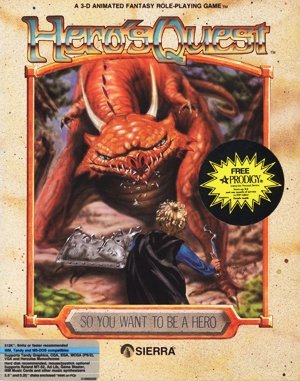 Hero's Quest: So You Want to Be a Hero DOS front cover