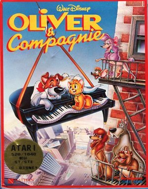 Oliver & Company DOS front cover