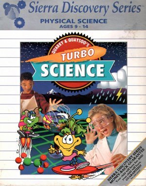 Quarky & Quaysoo's Turbo Science DOS front cover