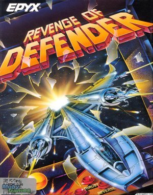 Revenge of Defender DOS front cover