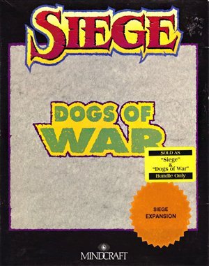 Siege: Dogs of war DOS front cover