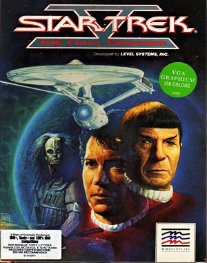 Star Trek V: The Final Frontier DOS front cover
