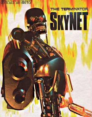 The Terminator: SkyNET DOS front cover