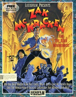 Zak McKracken and the Alien Mindbenders DOS front cover