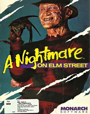 A Nightmare on Elm Street DOS front cover