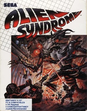 Alien Syndrome DOS front cover