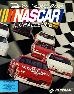 Bill Elliott's NASCAR Challenge DOS front cover