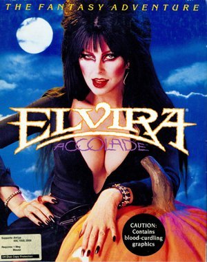 Elvira: Mistress of the Dark DOS front cover