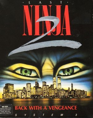 Last Ninja 2: Back with a Vengeance DOS front cover