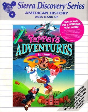 Pepper's Adventures in Time DOS front cover