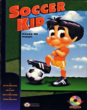 Soccer Kid DOS front cover