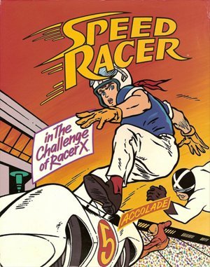 Speed Racer in The Challenge of Racer X DOS front cover