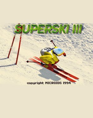 Super Ski III DOS front cover