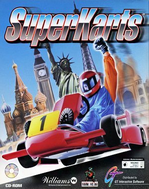 SuperKarts DOS front cover