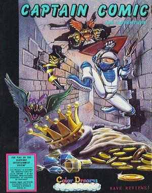 The Adventures of Captain Comic DOS front cover