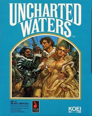Uncharted Waters DOS front cover