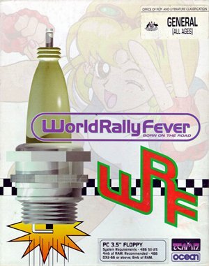 World Rally Fever: Born on the Road DOS front cover