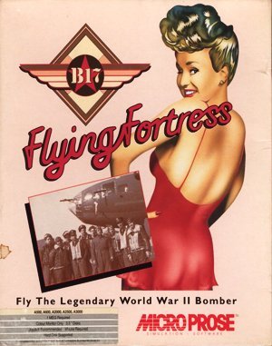 B-17 Flying Fortress DOS front cover