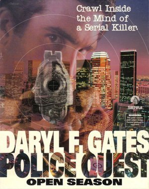 Daryl F. Gates' Police Quest: Open Season DOS front cover