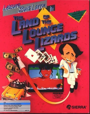 Leisure Suit Larry 1 In the Land of the Lounge Lizards DOS front cover