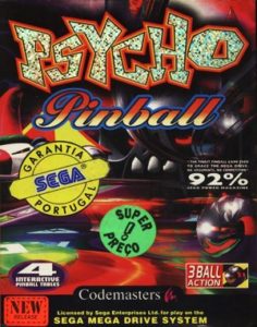 Psycho Pinball DOS front cover
