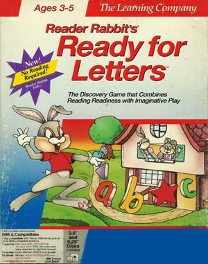 Reader Rabbit's Ready for Letters DOS front cover