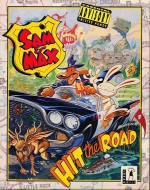 Sam & Max: Hit the Road FLOPPY DOS front cover