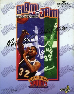 Slam 'N Jam '96 featuring Magic & Kareem DOS front cover