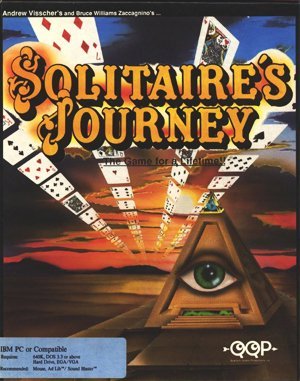 Solitaire's Journey DOS front cover