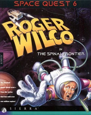 Space Quest 6: Roger Wilco in the Spinal Frontier DOS front cover