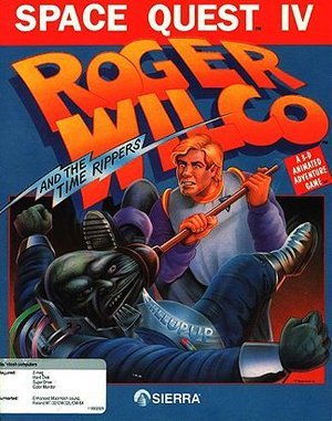 Space Quest IV: Roger Wilco and the Time Rippers (CD) DOS front cover