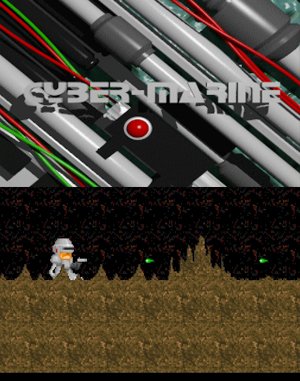 Cyber Marine DOS front cover