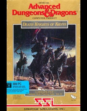 Death Knights of Krynn DOS front cover