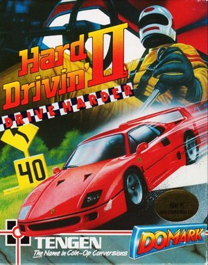 Hard Drivin' II DOS front cover