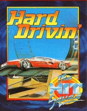Hard Drivin' DOS front cover