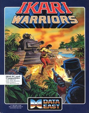 Ikari Warriors DOS front cover
