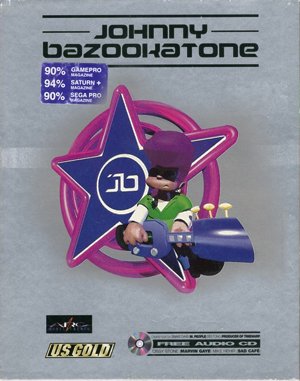 Johnny Bazookatone DOS front cover
