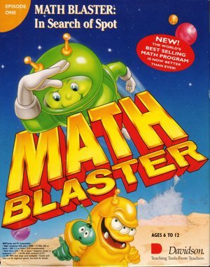 Math Blaster Plus! DOS front cover