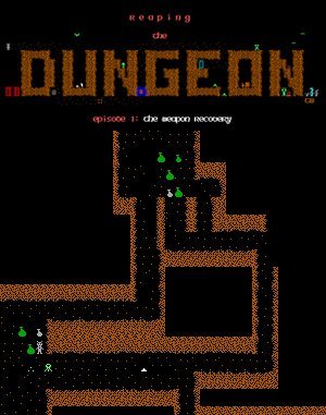 Reaping the Dungeon DOS front cover