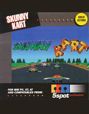 Skunny Kart DOS front cover