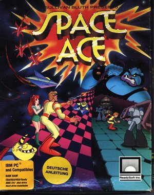 Space Ace DOS front cover