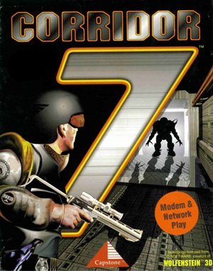 Corridor 7: Alien Invasion DOS front cover