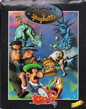 Luigi & Spaghetti DOS front cover