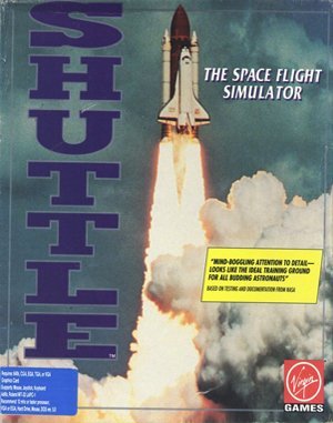 Shuttle: The Space Flight Simulator DOS front cover